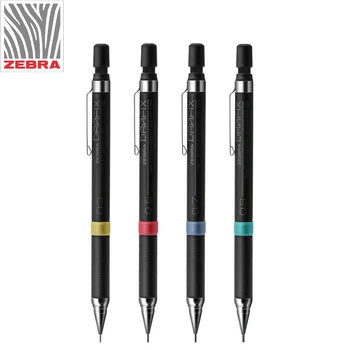 1 бр. механичен молив ZEBRA DM3-300 Професионални дизайнерски фигура механичен молив с гумичка 0.3 / 0.5 / 0.7 / 0.9 мм