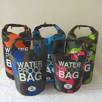 1 Комплект, Чанта за Рафтинг обем 2 л, Сгъваема чанта за съхранение, за да се гмуркате с голям капацитет, Быстросъемная водоустойчив суха чанта, чанта за гмуркане