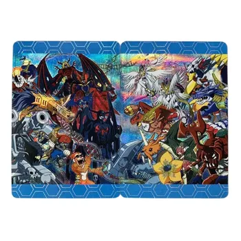 2 бр./компл. Приключенски анимационни герои Digimon Zudomon War Greymon Metal Garurumon Флаш карта Класическата Колекция от Аниме карти