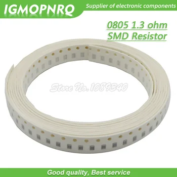 300шт 0805 SMD резистор 1,3 Ω чип-резистор 1/8 W 1,3 R 1R3 Ти 0805-1,3 R