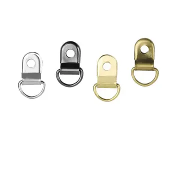 4 бр./лот, метални U-образни D-образни пръстеновидни клеми, каишка за чанти, обтегач, Сводест мост, Закачалка за багаж, Кожа, фитинги 