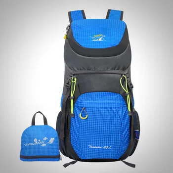 40Л преносима сгъваема лека пътна чанта за мъже и жени, ярки цветове, туристически чанти за рамо, водоустойчив раница