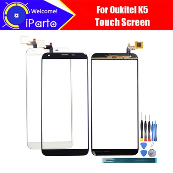 5,7-инчов Сензорен Екран OUKITEL K5 Digitizer 100% Гаранция за Оригинален Стъклен Панел Сензорен Екран Стъкло За K5 + средства + Лепило