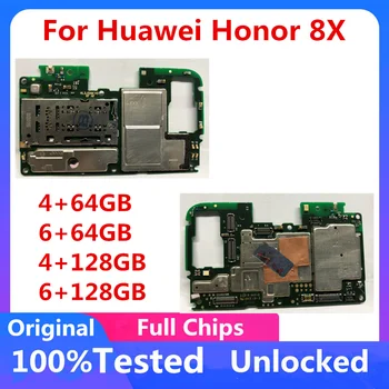 64 GB 128 GB за Дънната платка Huawei Honor 8X Оригиналната Разблокированная Основната Логическа заплащане на ОС Android С Пълни Чипове, Напълно Тествани Чист IMEI