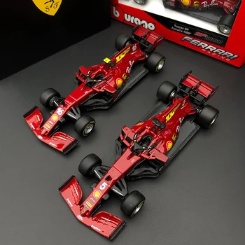 Bburago Мащаб 1:43 Ferrari SF1000 2020 Formula One Grand Prix Легкосплавная Модел на Колата От Метал, Монолитен под налягане, Играчка Кола за Коллекционного Подарък