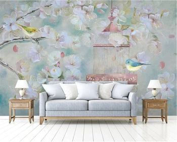 beibehang Индивидуална американската сънливи живопис, стенни картини, разкошен фон за дивана в хола, тапети papel de parede