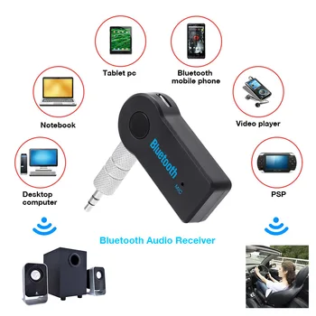 Bluetooth 5,0 Предавател Приемник Конектор 2 in1 Безжичен Адаптер 3.5 мм Аудио AUX Адаптер За автомобилна Аудио Музика Aux Хендсфри Слушалки