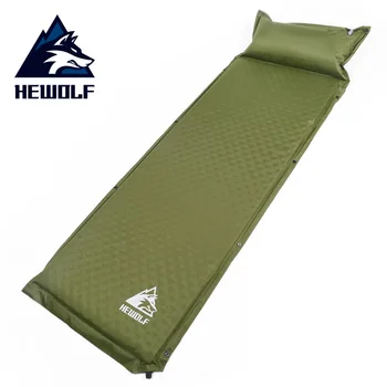 HEWOLF външна 188*65*5 см единично автоматично надуваема възглавница, утолщающий надуваем дюшек за легло, градинска шатра, подложка за обедната почивка