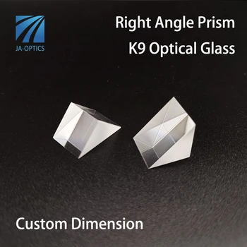 JA-ОПТИКА Изработени по поръчка призма от оптично стъкло K9 правоъгълна форма за оптични размисъл изображение