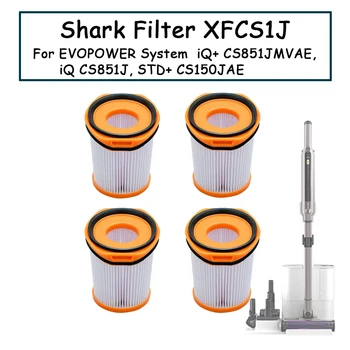 Shark HEPA Филтър XFCS851J за Подмяна на Части прахосмукачка EVOPOWER SYSTEM iQ + CS851JMVAE, iQ CS851J, STD + CS150JAE