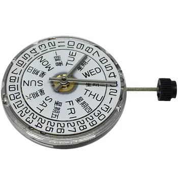 Автоматично часовников механизъм за чайки ST2100 2836-2, механизъм за ремонт часа с хроноскопом, подмяна на двоен календарната дата на 3 часа