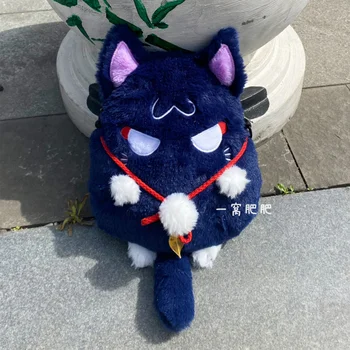 Аниме Genshin Impact Wanderer Kunikuzushi, сладък котка, плюшено раница, Чанта през рамо, Аксесоари за cosplay, подарък за рожден Ден Kawaii