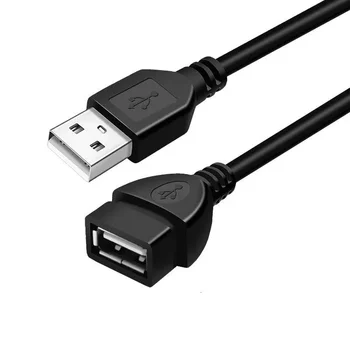 Безплатна доставка, удължител за кабел, USB 2.0, кабели за предаване на данни, високоскоростен достъп до удължителен кабел за монитор, проектор M