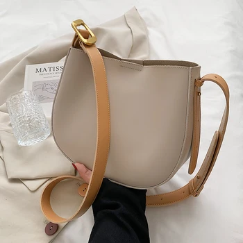 Дизайнерска дамска чанта за през рамото от изкуствена кожа, висококачествени дамски малка чанта през рамо за жени, модни дамски чанти, чанта-месинджър
