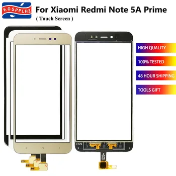 За Xiaomi Redmi Note 5A Prime сензорен екран, тъчпад външна стъклен панел 100% тестван за Note 5A Prime предното стъкло сензорно