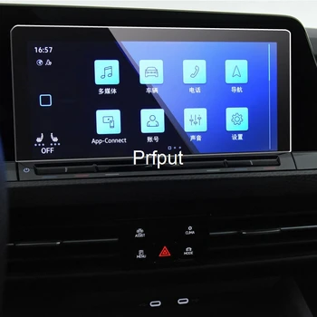 Защитно фолио за навигация, екран от закалено стъкло за Volkawagen VW Golf MK8 2021 DVD GPS Мултимедия LCD защитни аксесоари