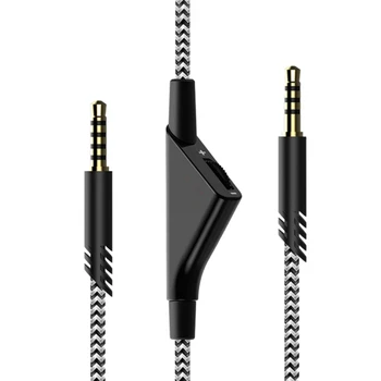 Кабел слушалки в найлонов оплетке за гейминг слушалки A10 A40, кабел с 3,5 мм (1/8 