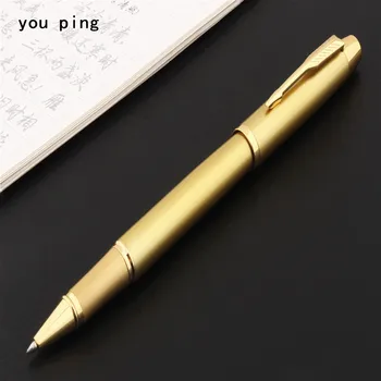 Луксозна писалка с високо качество 066 Златна Бизнес офис дръжка-roller за ученици, канцеларски материали