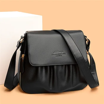 Луксозни Чанти, дамски Чанти-незабавни посланици от мека кожа, Дамски чанти, чанти през рамо за жени, 2022 Sac A Main Femme