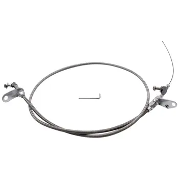 Метален гъвкав кабел HR1053 с оплеткой от неръждаема стомана за 904 съоръжения, резервни части, черен