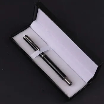 Метална химикалка писалка, подарък кутия, дръжка 0,5 мм, химикалки за бизнес писма, Канцеларски материали за студенти, ученически пособия, Подаръци за рожден Ден