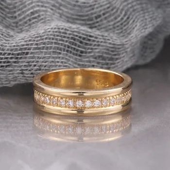 Модерен пръстен с покритие покритие, гъвкав прост дизайн за жени, мъже, Романтика обручальный сватбен декор, пръстен на пръста си, бижутериен подарък