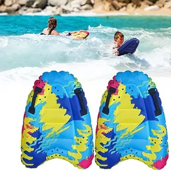 Надуваема дъска за сърф с дръжки, надуваема дъска за плуване за деца и възрастни, плажен сърфинг, Плуване, водни спортове