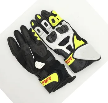 Нови 3 цвята SP-AIR Кожени мотоциклетни кожени ръкавици GP Лятото дишащи дълги ръкавици за мотокрос