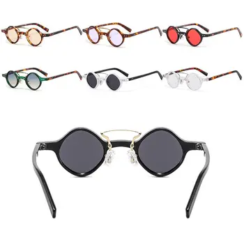 Нови Градиентные Слънчеви Очила с UV400, малки Кръгли квадратни слънчеви очила в стил хипи, steampunk, очила за шофиране, нюанси