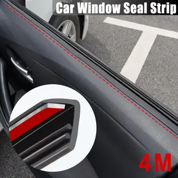 Оборудване запечатване уплътнение за прозорци на коли, гума пълнител за страничните стъкла, оборудване запечатване на уплътнението 7-образна форма, Шумоизолация, автомобилни аксесоари, предпазни ленти