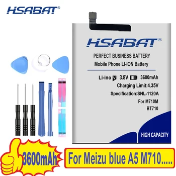 Оригинална Батерия HSABAT 3600 mah Висок Капацитет С Нулев Цикъл BT710 за Meizu blue A5 M793Q M710M M5c