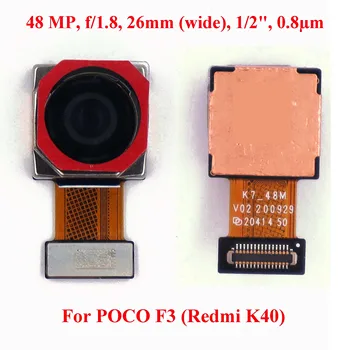 Оригиналната задна камера за POCO F3 модул задната камера гъвкав кабел за Redmi K40 Дубликат част