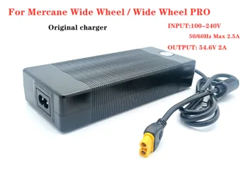 Оригиналното зарядно устройство, предоставено 54,6 V 2A за Mercane 2019, зарядно устройство за електрически скутер Wide Wheel & Wide Wheel PRO, сменяеми аксесоари