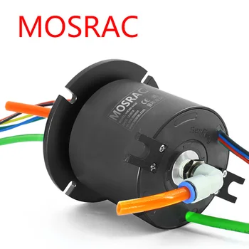 Отточна тръба на шарнирна връзка щуцер MORSAC 1 пас с електрически пинов пръстен 24 тел 5A порт G1/4 '