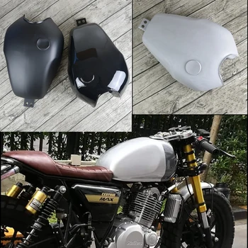 Плюс увеличение от 17 л ретро реколта мотоциклетни модифицирани кафе горивни резервоари Мотоциклет Ретро Обновен Вид въглехидрати за пълнене MAX250