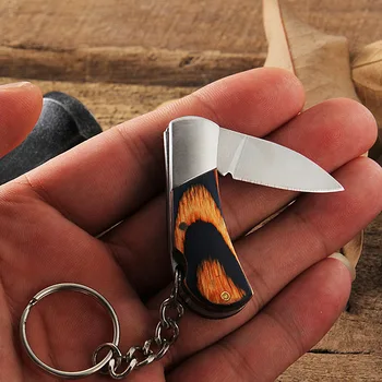 Походный Мини джобен сгъваем нож, Малък Универсален нож за самозащита, ключодържател Нож за бродерия, опаковъчна кутия, машина за хартиени пликове