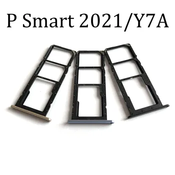 Притежателят на тавата за sim-карти Micro Sd, Гнездо за Адаптер за Huawei Y7A P Smart 2021