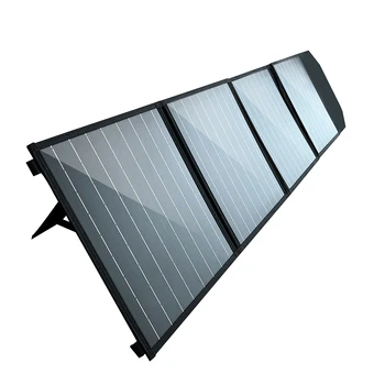 Слънчеви панели, 100 W 18 В Преносима сгъваема Слънчеви панели, Слънчево зарядно устройство за аварийно захранване за нощуване на открито