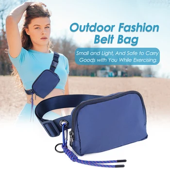 Спортна поясная чанта Ourdoor, поясная чанта, найлонови модни скута чанти, непромокаеми за колоездене, туризъм, джогинг, фитнес