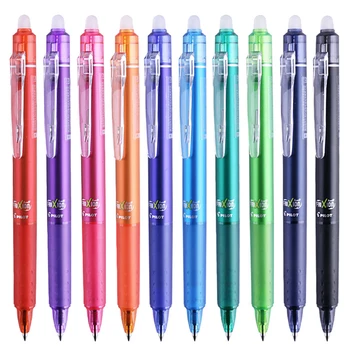 Стираемые дръжки Прес-гел писалка Сладки цветни Гел химикалки Ученически Канцеларски материали за тетрадки на книгите на Scholl Доставки Дръжка Сладки химикалки 10 цвята