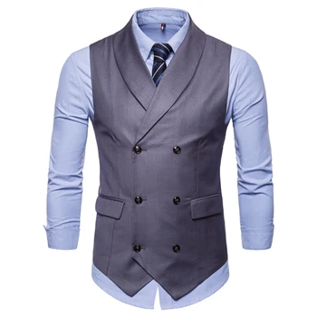 Тънка жилетка, мъжки бизнес однотонная яке без ръкави, костюм в стил steampunk, жилетка, всекидневни модерен жилетка, мъжки костюм големи размери XS-XXXL