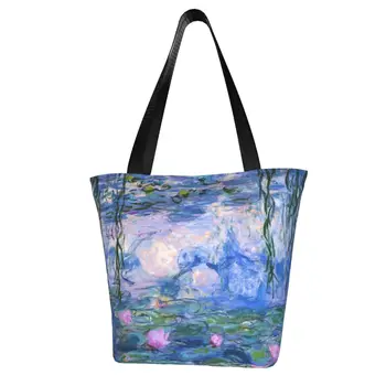 Чанта Monet, чанти с горната дръжка, градинска модерна чанта-тоут, високо качество на Големите дамски чанти с принтом